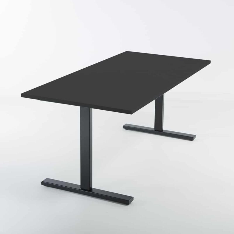 Hev senk skrivebord sort